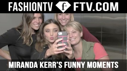 Funny Moments Behind the Scenes with Miranda Kerr | FTV.com