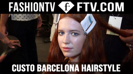 Custo Barcelona Hairstyle Spring/Summer 2016 | New York Fashion Week NYFW | FTV.com