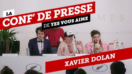 Xavier Dolan - La Conf de Presse (Yes Vous Aime) - EXCLUSIF DailyCannes by CANAL+