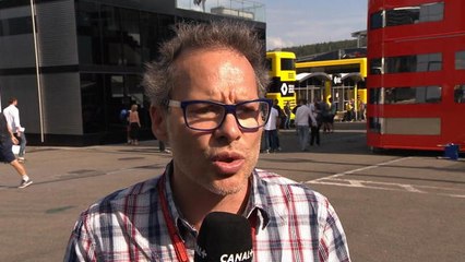 Grand Prix de Belgique - Interview Villeneuve