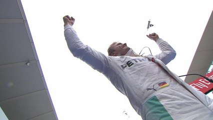 Grand Prix du Japon - La joie de Rosberg