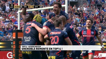 Access Match TOP 14 - Grenoble / Oyonnax - Le résumé et les réactions