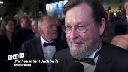 Lars Von Trier monte les marches pour son film "The house that Jack built"  - Cannes 2018