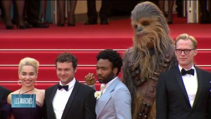 Suite de la montée des marches de l'équipe de "Solo: A Star Wars Story" - Cannes 2018
