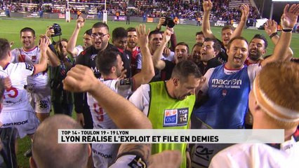 Top 14 - Barrage - Résumé de Toulon/Lyon