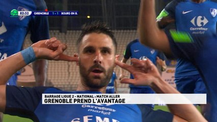 Barrages Domino's Ligue 2 - Grenoble prend l'avantage