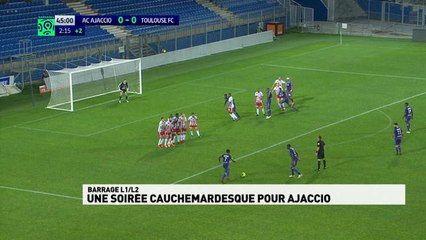 Barrage Lique 1 / Ligue 2 - Une soirée cauchemardesque pour Ajaccio