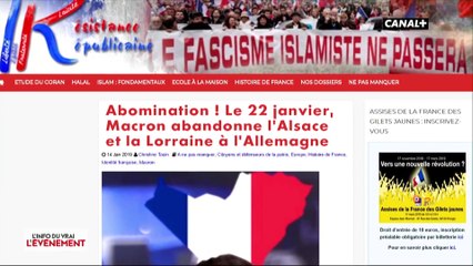 Attention : Fake-news contre le traité franco-allemand