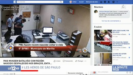 Brésil : Des pompiers réaniment un bébé et deviennent des héros sur le web - Regardez