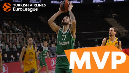 MVP of the Week: Joffrey Lauvergne, Zalgiris Kaunas 	 