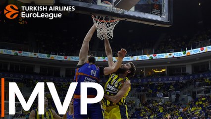 Round 16 MVP: Bojan Dubljevic, Valencia Basket