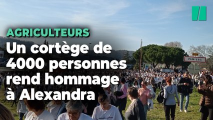 À Pamiers en Ariège, une marche blanche en hommage à l'agricultrice et sa  fille décédées sur un barrage