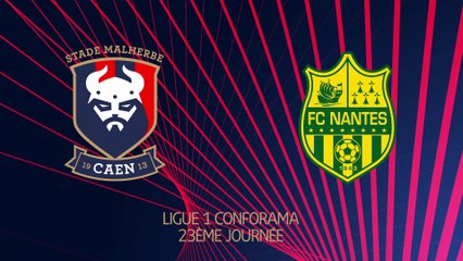 SM Stade Malherbe Caen 0-1 FC Nantes Atlantique