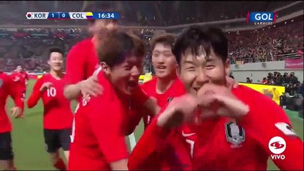 South Korea 2-1 Colombia