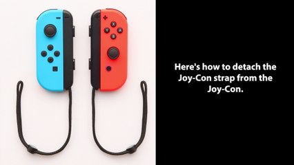Nintendo Switch - Comment détacher les Strap des Joy-Con de 