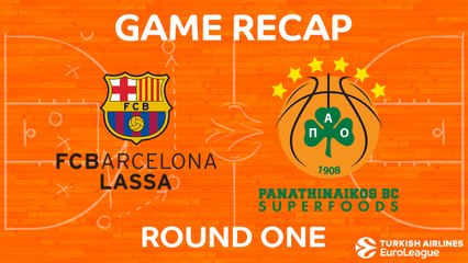 EuroLeague 2017-18 Highlights Regular Season Round 1 video: Barcelona 98-71 Panathinaikos