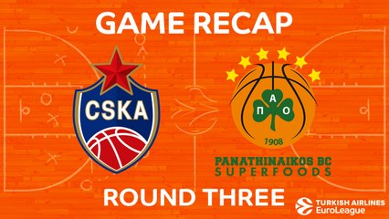 EuroLeague 2017-18 Highlights Regular Season Round 3 video: CSKA 81-63 Panathinaikos