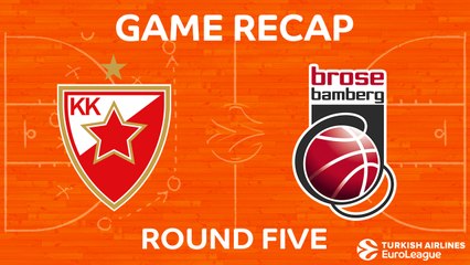 EuroLeague 2017-18 Highlights Regular Season Round 5 video: Zvezda 69-75 Bamberg