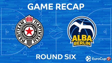 7Days EuroCup Highlights Regular Season, Round 6: Partizan 80-96 ALBA