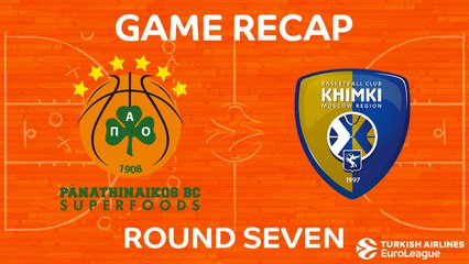 EuroLeague 2017-18 Highlights Regular Season Round 7 video: Panathinaikos 93-65 Khimki