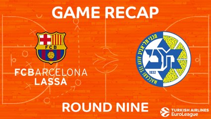 EuroLeague 2017-18 Highlights Regular Season Round 9 video: Barcelona 89-67 Maccabi