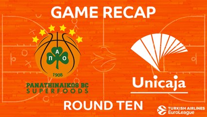 EuroLeague 2017-18 Highlights Regular Season Round 10 video: Panathinaikos 82-71 Unicaja
