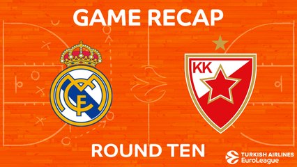 EuroLeague 2017-18 Highlights Regular Season Round 10 video: Madrid 83-87 Zvezda