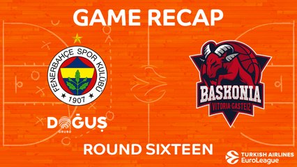 EuroLeague 2017-18 Highlights Regular Season Round 16 video: Fenerbahce 79-74 Baskonia