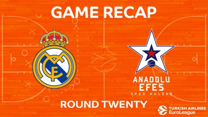EuroLeague 2017-18 Highlights Regular Season Round 20 video: Madrid 87-68 Efes