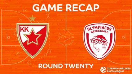 EuroLeague 2017-18 Highlights Regular Season Round 20 video: Zvezda 89-78 Olympiacos