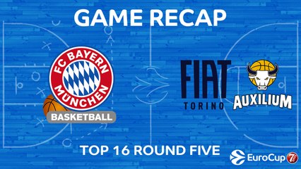 7Days EuroCup Highlights Top 16, Round 5: Bayern 107-81 Fiat Turin