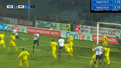 Cesena x Pro Vercelli (Serie B 2017/2018) (18' Di ...