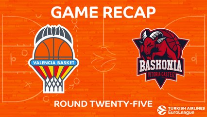 EuroLeague 2017-18 Highlights Regular Season Round 25 video: Valencia 71-81 Baskonia