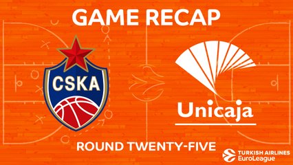 EuroLeague 2017-18 Highlights Regular Season Round 25 video: CSKA 101-76 Unicaja
