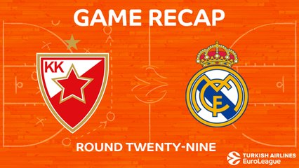 EuroLeague 2017-18 Highlights Regular Season Round 29 video: Zvezda 79-82 Madrid