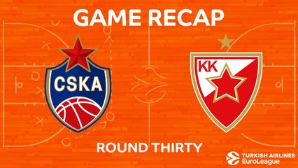 EuroLeague 2017-18 Highlights Regular Season Round 30 video: CSKA 92-81 Zvezda 