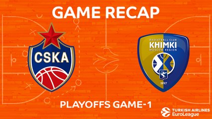EuroLeague 2017-18 Highlights Playoffs Game 1 video: CSKA 98-95 Khimki