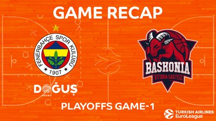 EuroLeague 2017-18 Highlights Playoffs Game 1: Fenerbahce 82-73 Baskonia