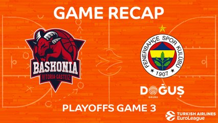 EuroLeague 2017-18 Highlights Playoffs Game 3: Baskonia 88-83 Fenerbahce