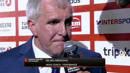 Post-game Interview: Coach Obradovic, Fenerbahce 