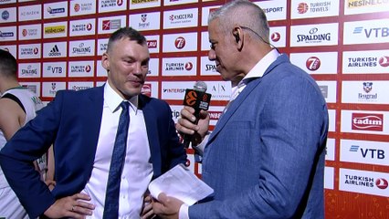 Post-game interview: Coach Jasikevicius, Zalgiris Kaunas