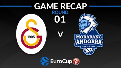 7Days EuroCup Highlights Regular Season, Round 1: Galatasaray 84-73 Andorra