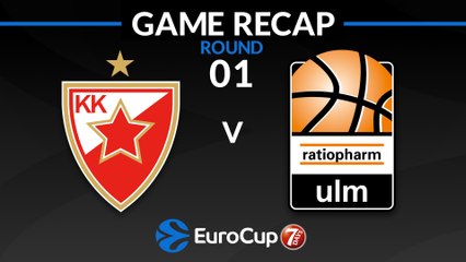 7Days EuroCup Highlights Regular Season, Round 1: Zvezda 88-73 Ulm