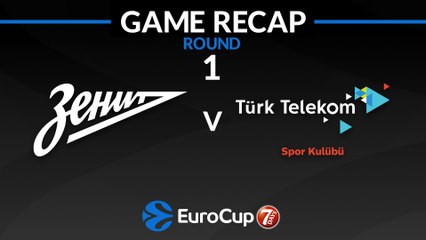 7Days EuroCup Highlights Regular Season, Round 1: Zenit 91-88 Turk Telekom