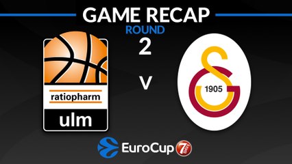 7Days EuroCup Highlights Regular Season, Round 2: Ulm 103-92 Galatasaray