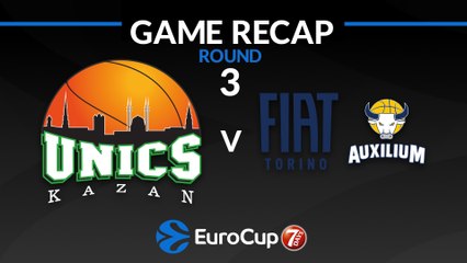 7Days EuroCup Highlights Regular Season, Round 3: UNICS 92-78 Fiat Turin