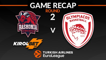  	EuroLeague 2018-19 Highlights Regular Season Round 2 video: Baskonia 80-85 Olympiacos