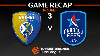 EuroLeague 2018-19 Highlights Regular Season Round 3 video: Khimki 84-85 Efes