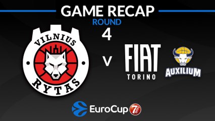 7Days EuroCup Highlights Regular Season, Round 4: Rytas 86-79 Fiat Turin