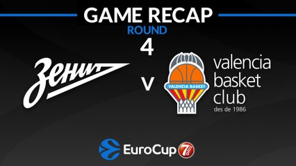 7Days EuroCup Highlights Regular Season, Round 4: Zenit 104-93 Valencia